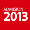 Admisión 2013